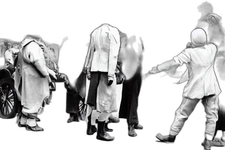 jacket, staff, mask, concept art transparent PNG cut-out
