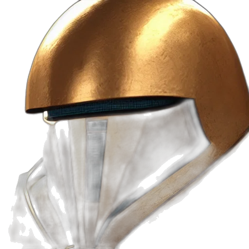 mask, hat, crown, weapon, 3d render, concept art, photorealistic, fantasy art transparent PNG cut-out