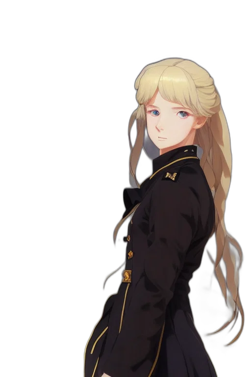 staff, jacket, dress, crown transparent PNG cut-out