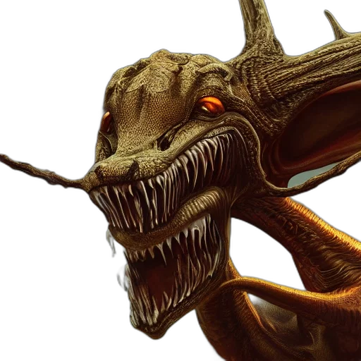 dragon, creature, animal, concept art transparent PNG cut-out