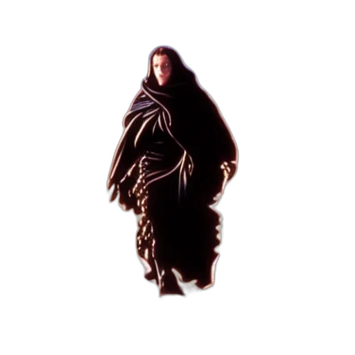 dress, creature, jacket, hair, concept art, pixel art, fog, dark transparent PNG cut-out