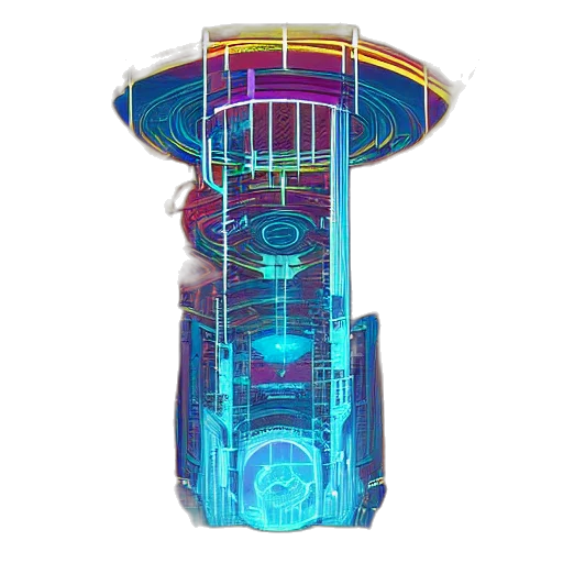 robot, building, weapon, umbrella transparent PNG cut-out