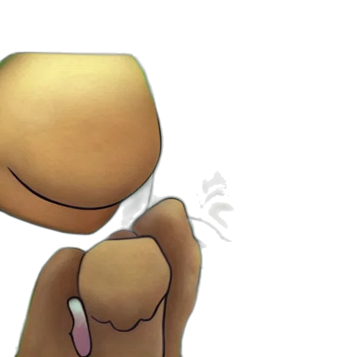 face, food, 3d render, concept art transparent PNG cut-out