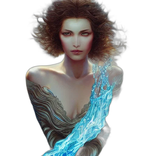 dress, jewelry, hair, creature transparent PNG cut-out