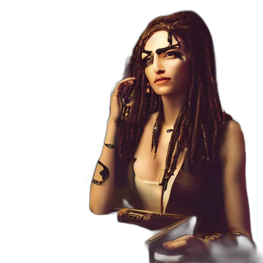 jewelry, mask, fantasy art, concept art transparent PNG cut-out