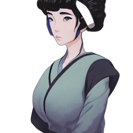 staff, hat, dress, face transparent PNG cut-out