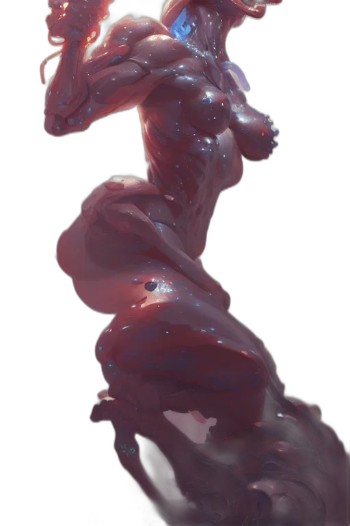 creature, dress, robot, dragon, concept art, 3d render, fantasy art, photorealistic transparent PNG cut-out