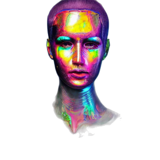 face, robot, mask, creature transparent PNG cut-out