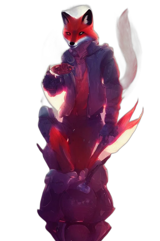 staff, jacket, mask, creature transparent PNG cut-out