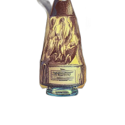 bottle, weapon, hair, staff transparent PNG cut-out