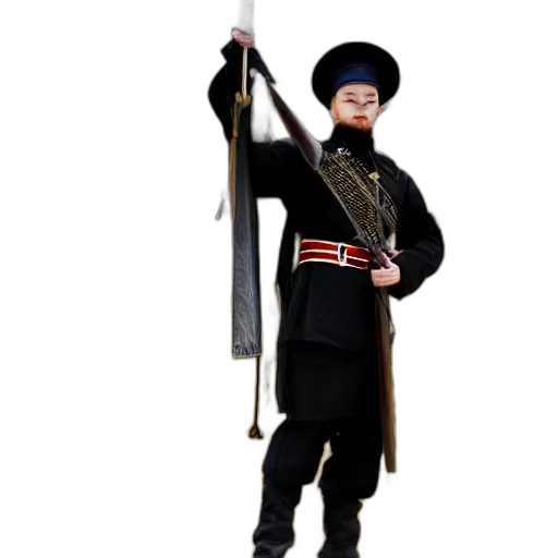 staff, sword, weapon, hat, concept art, 3d render, photorealistic, russian transparent PNG cut-out
