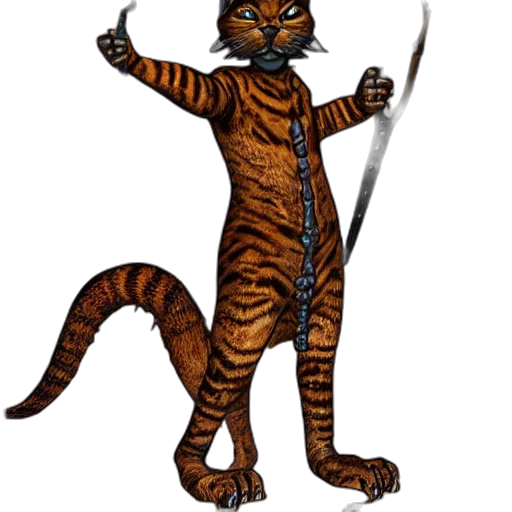 staff, sword, animal, pixel art transparent PNG cut-out