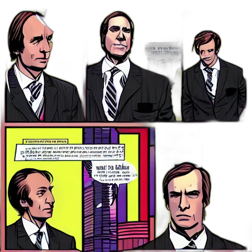 comic book art, concept art, cartoon, city street transparent PNG cut-out