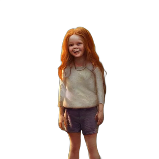 dress, creature, hair, 3d render, concept art, photorealistic, cartoon, earth tones transparent PNG cut-out