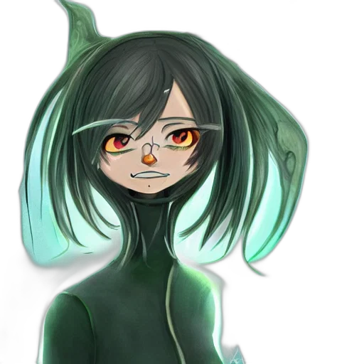 mask, creature, staff, face, anime, concept art, fantasy art, pixel art transparent PNG cut-out