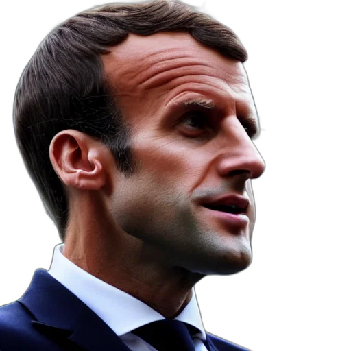 face, emmanuel, macron, trade transparent PNG cut-out