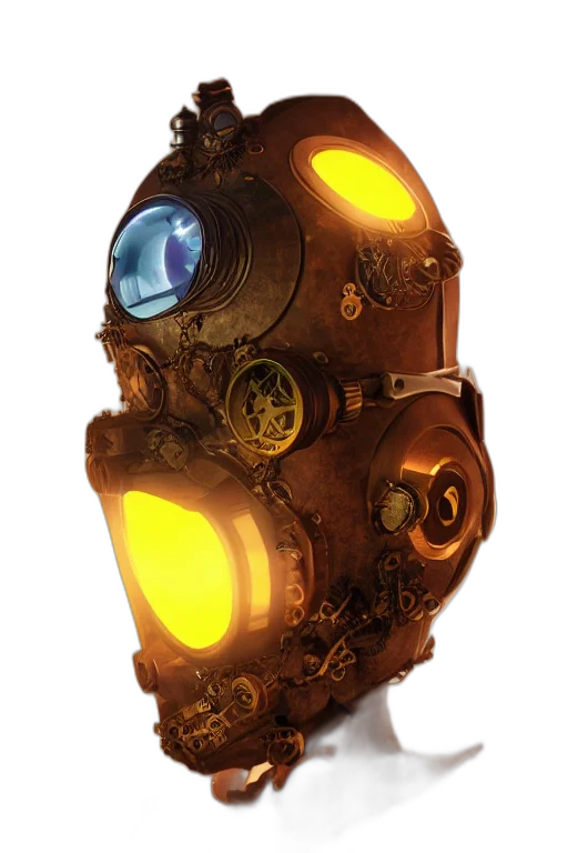 mask, robot, face, weapon transparent PNG cut-out