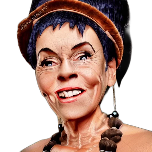 face, hat, staff, jewelry transparent PNG cut-out