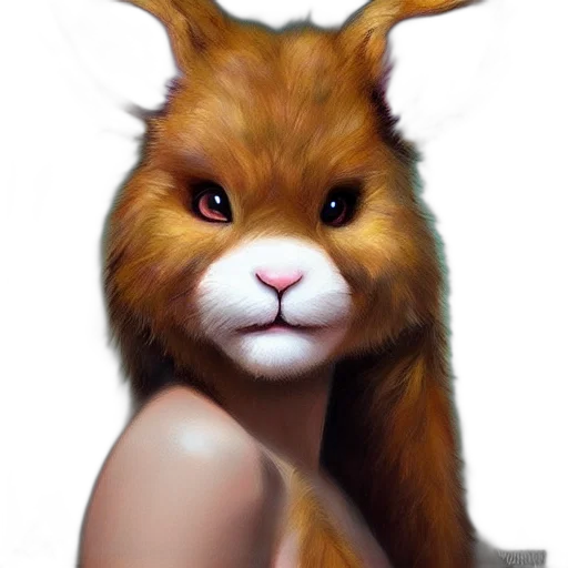 animal, creature, face, photorealistic transparent PNG cut-out