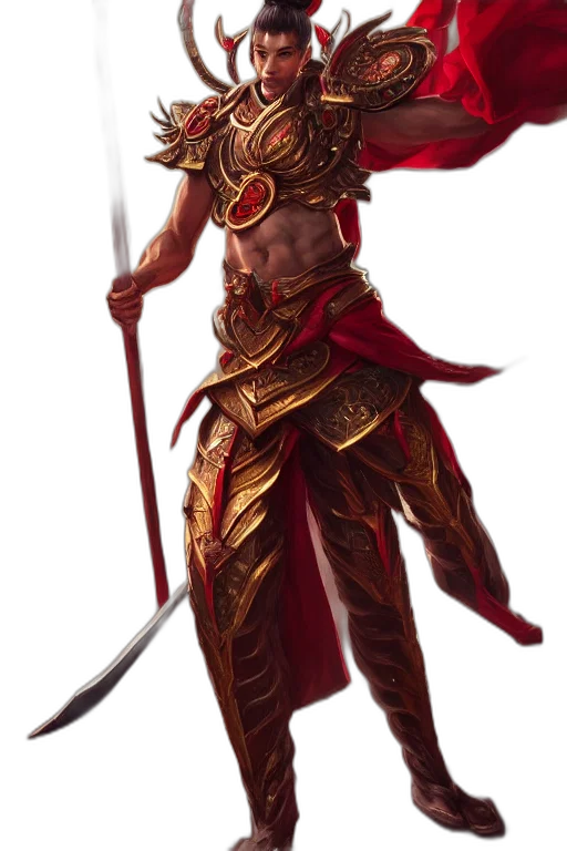 sword, staff, weapon, fantasy art, concept art, pixel art, 3d render, red transparent PNG cut-out