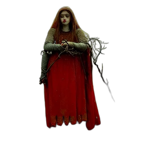 staff, dress, creature, jewelry transparent PNG cut-out