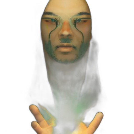 mask, face, staff, creature transparent PNG cut-out