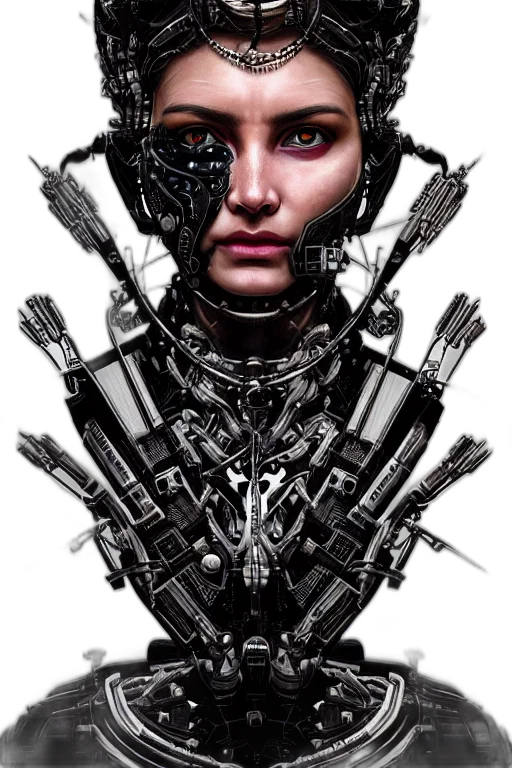 robot, cyberpunk, concept art, comic book art, 3d render, eugene, gottsnake, vibrant transparent PNG cut-out