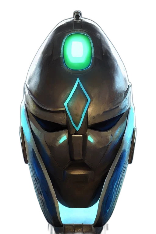 robot, mask, face, weapon transparent PNG cut-out