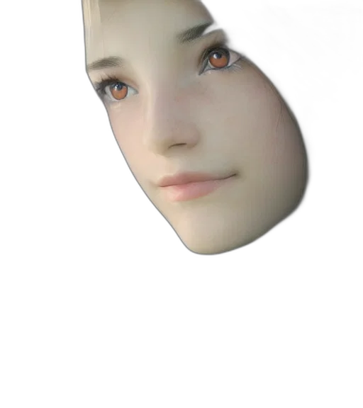 face, mask, robot, creature transparent PNG cut-out