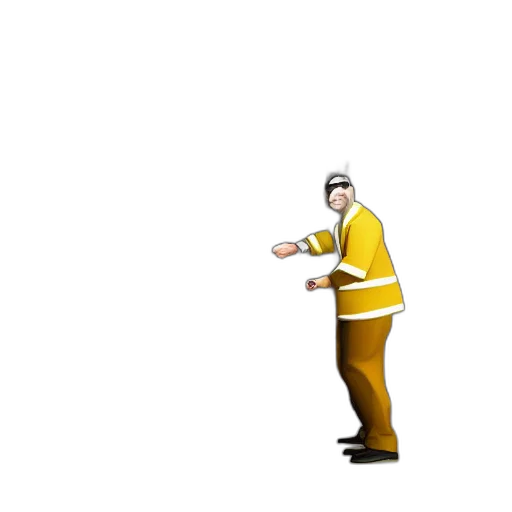 staff, robot, weapon, jacket transparent PNG cut-out