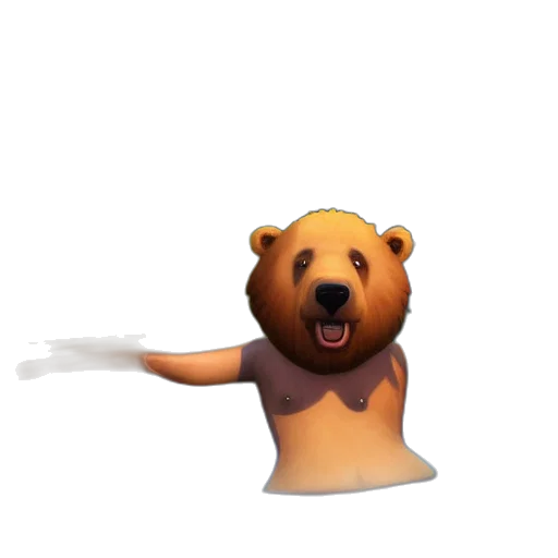 animal, creature, 3d render, concept art transparent PNG cut-out