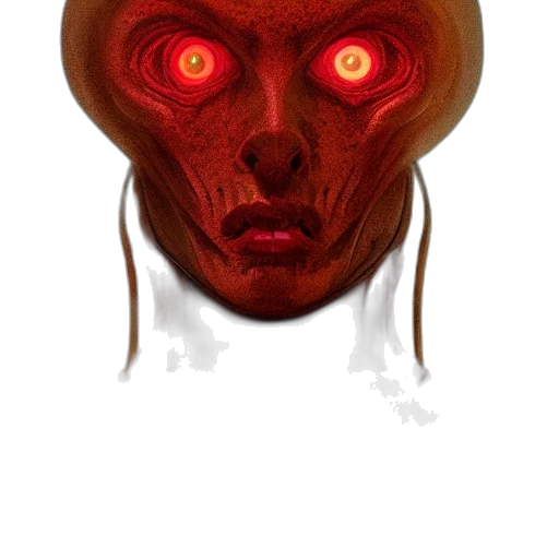 mask, face, creature, robot, concept art, 3d render, fantasy art, comic book art transparent PNG cut-out