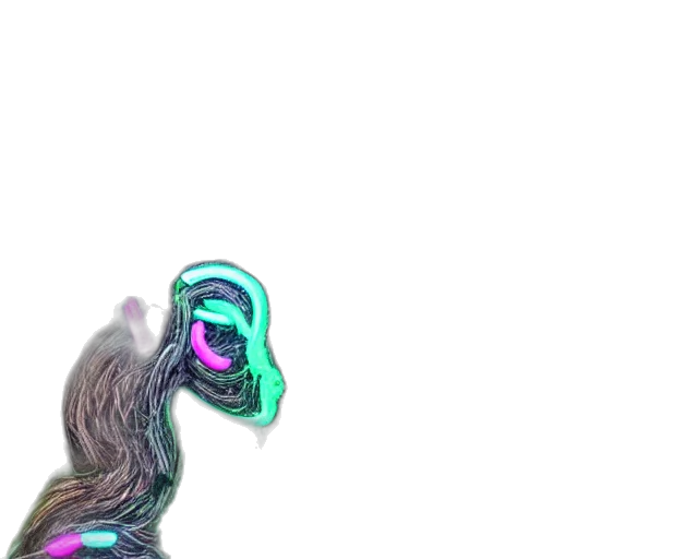 creature, dragon, hair, animal transparent PNG cut-out