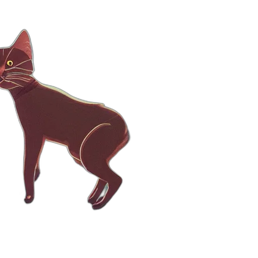 animal, creature, staff, concept art, watercolor, pixel art, 3d render, red transparent PNG cut-out