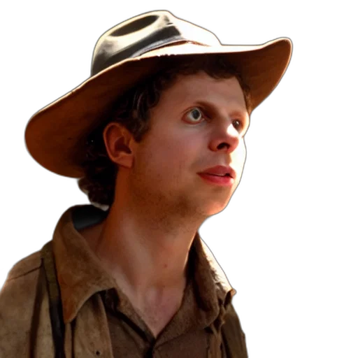hat, staff, face, animal transparent PNG cut-out