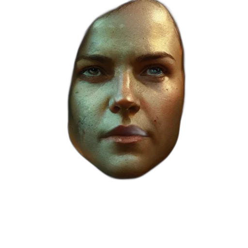 face, mask, jewelry, creature transparent PNG cut-out