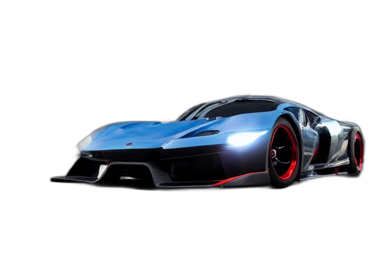 car, 3d render, concept art, photorealistic transparent PNG cut-out