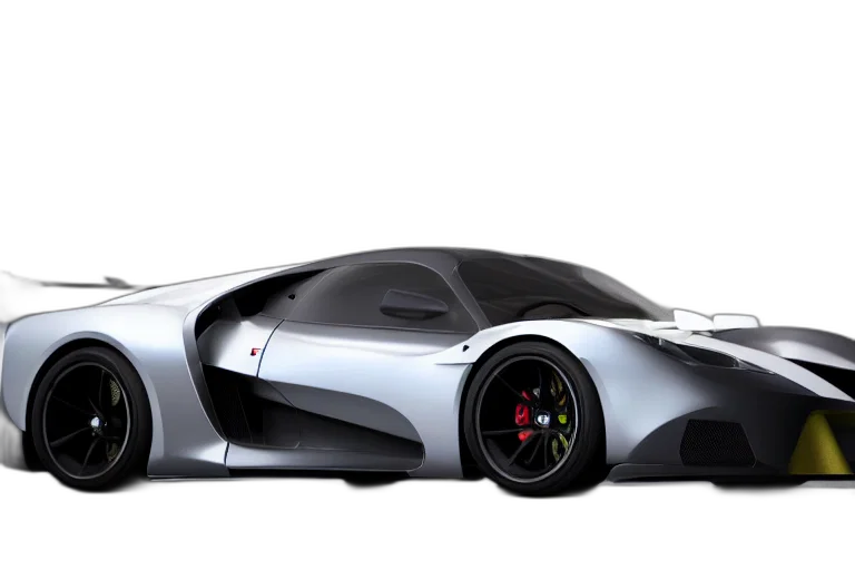 car, concept art, 3d render, photorealistic transparent PNG cut-out