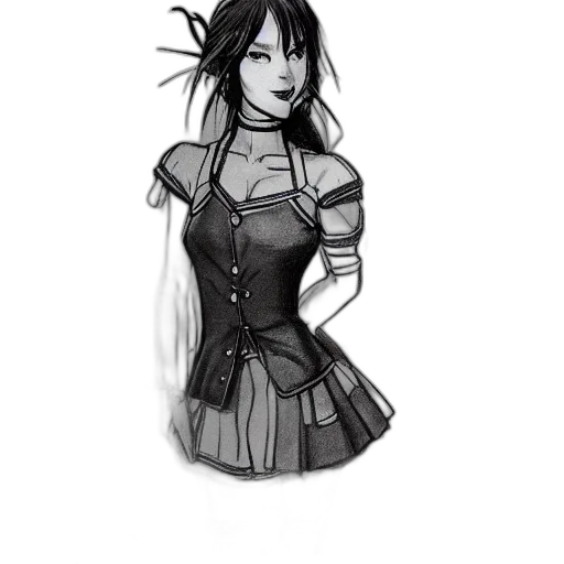 dress, staff, fantasy art, concept art transparent PNG cut-out