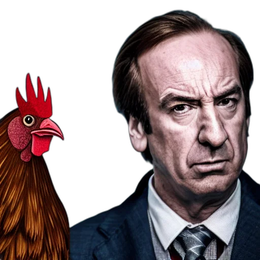 animal, face, concept art, cartoon, photorealistic, comic book art, saul, goodman transparent PNG cut-out