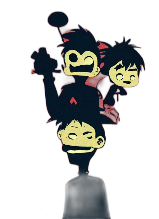 mask, crown, staff, creature transparent PNG cut-out