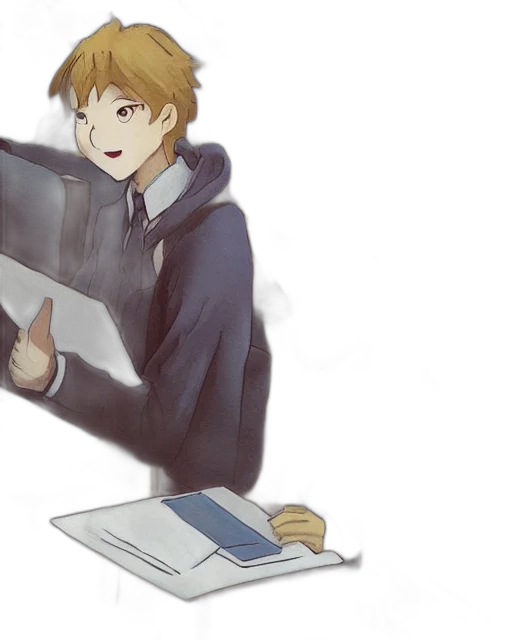 staff, jacket, anime, concept art transparent PNG cut-out