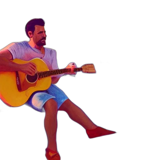 concept art, cartoon, watercolor, 3d render transparent PNG cut-out