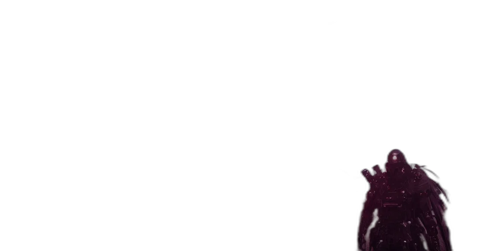 staff, robot, face, creature transparent PNG cut-out