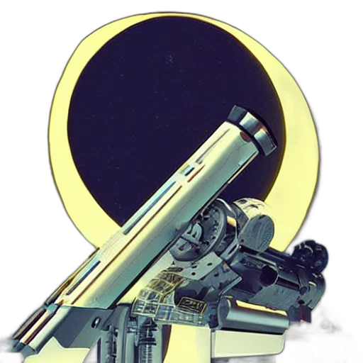 weapon, staff, sword, robot transparent PNG cut-out