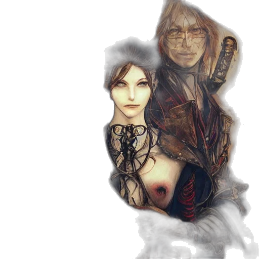fantasy art, concept art, photorealistic, pixel art transparent PNG cut-out