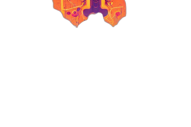 mask, robot, crown, weapon transparent PNG cut-out
