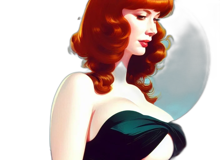 dress, comic book art, photorealistic, cartoon transparent PNG cut-out