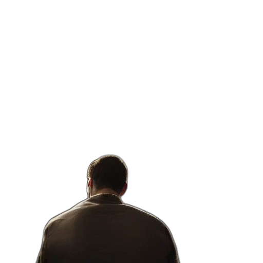 jacket, face, robot, staff transparent PNG cut-out