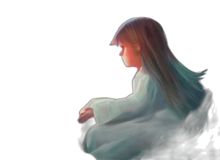 dress, face, dragon, hair, watercolor, concept art, photorealistic, fantasy art transparent PNG cut-out